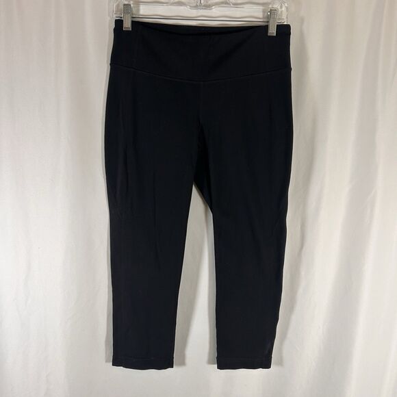 Athleta Leggings Women's Medium Black Pull On Nylon Blend Mid Rise - Picture 1 of 8